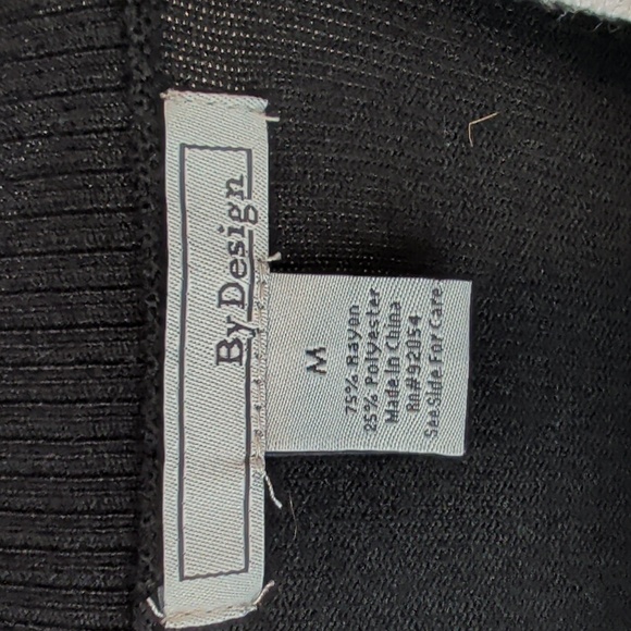 By Design - Black and White Sweater - Picture 2 of 3